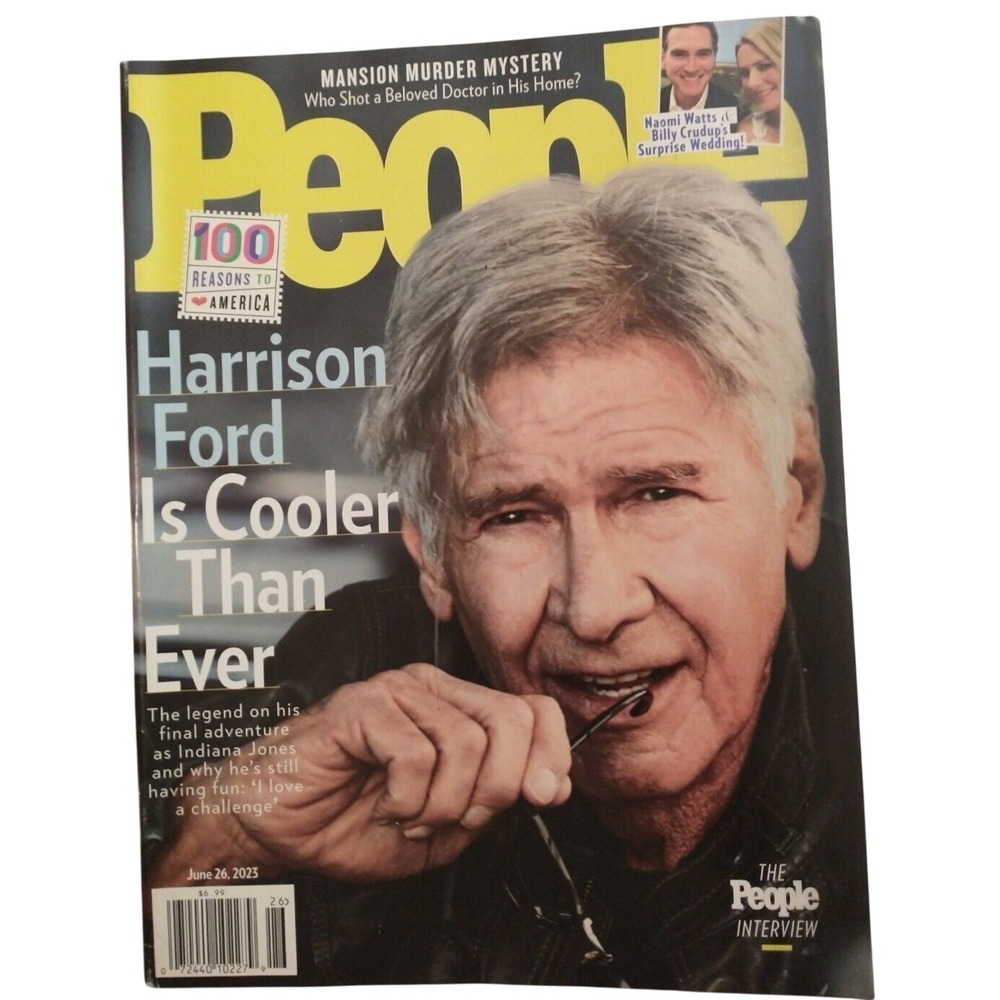 People Magazine June 26, 23 Harrison Ford Indiana Jones 100 Reasons Love America